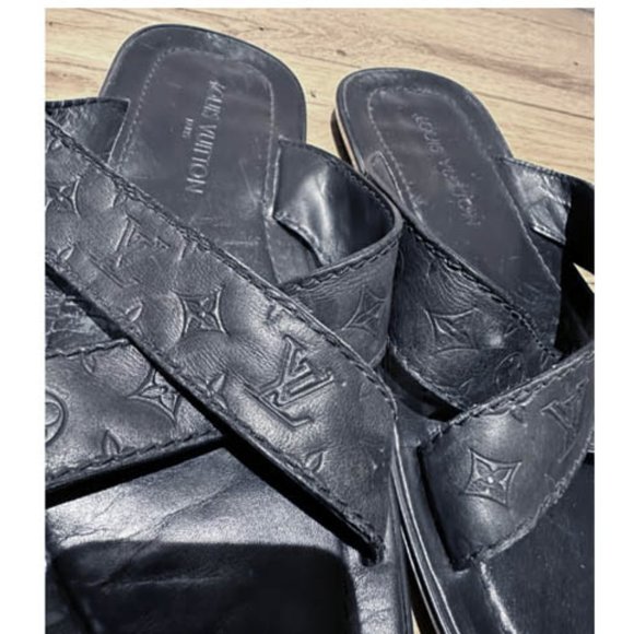 Louis Vuitton leather sandal - Picture 4 of 6